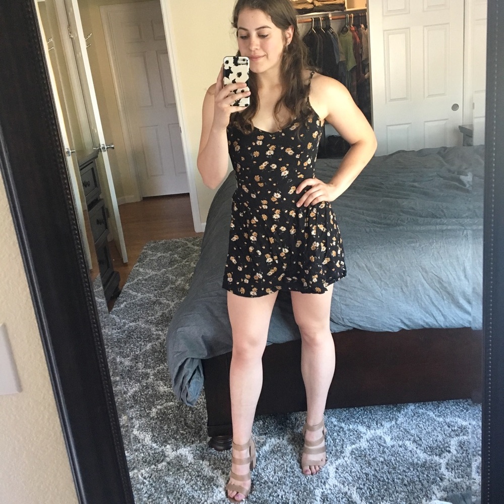 Andree Floral Skater Dress